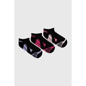 Ponožky Diadora 3-pack pánské, růžová barva