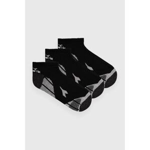 Ponožky Diadora 3-pack pánské, černá barva