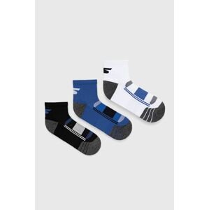 Ponožky Skechers (3-pack) pánské, tmavomodrá barva
