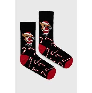 Ponožky John Frank pánské, černá barva