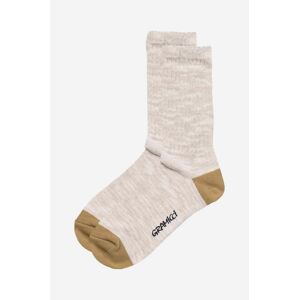 Ponožky Gramicci Soft Rib Crew Socks pánské, fialová barva, 22AW.06-grey