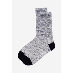 Ponožky Gramicci Soft Rib Crew Socks pánské, šedá barva, 22AW.06-grey