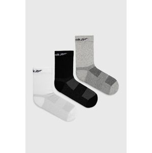 Ponožky Reebok (3-pak) bílá barva