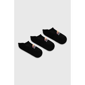 Ponožky Ellesse 3-pack černá barva