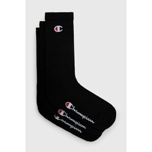 Ponožky Champion 3-pack černá barva