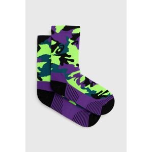 Ponožky Asics fialová barva