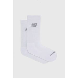 Ponožky New Balance bílá barva