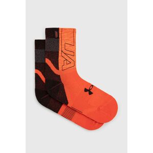 Ponožky Under Armour Armourdry oranžová barva