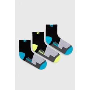 Ponožky Diadora 3-pack zelená barva