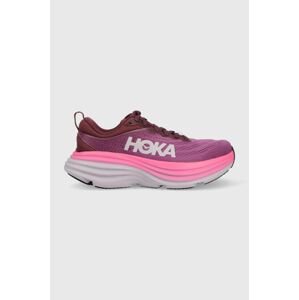 Běžecké boty Hoka Bondi 8 , fialová barva, 1127952-BGWN