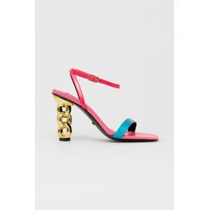 Kožené sandály Kat Maconie Riri růžová barva
