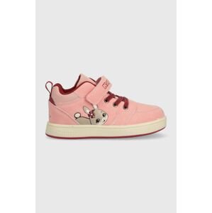 Dětské sneakers boty Kappa Rajo růžová barva
