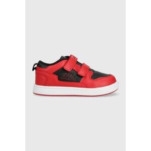 Dětské sneakers boty Kappa Lineup červená barva