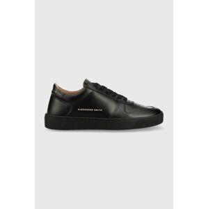 Kožené sneakers boty Alexander Smith Cambridge černá barva