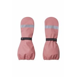 Dětské rukavice Reima růžová barva