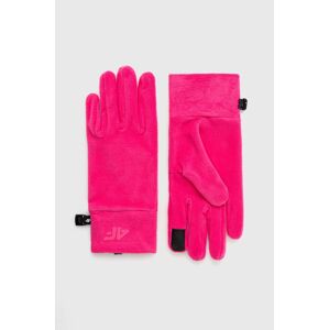Dětské rukavice 4F růžová barva