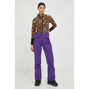 Kalhoty Colourwear Cork fialová barva
