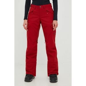 Kalhoty Burton Gloria červená barva