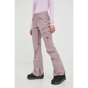 Kalhoty Burton Gloria fialová barva