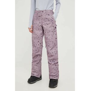 Kalhoty Burton Society růžová barva