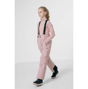 Dětské lyžařské kalhoty 4F růžová barva