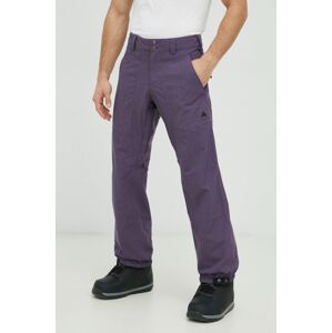 Kalhoty Burton Melter Plus fialová barva