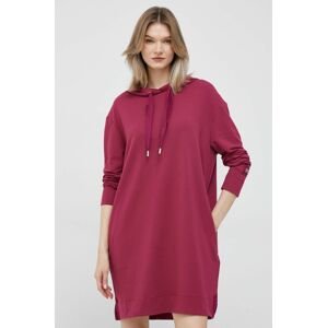 Šaty Pennyblack růžová barva, mini, oversize
