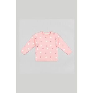 Dětský svetr zippy růžová barva, lehký