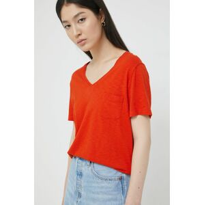 Tričko Superdry oranžová barva