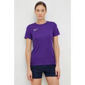Tréninkové tričko Nike Park Vii fialová barva