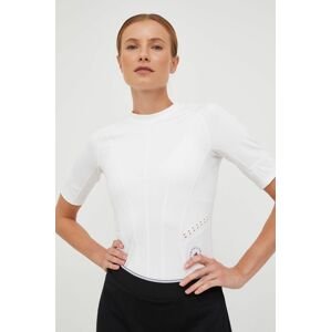 Tréninkové tričko adidas by Stella McCartney Truepurpose bílá barva