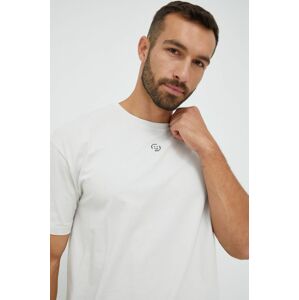 Bavlněné tričko Outhorn šedá barva