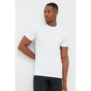 Bavlněné tričko Outhorn bílá barva