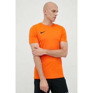 Tréninkové tričko Nike oranžová barva