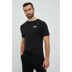 Tričko Moschino Underwear černá barva, s aplikací