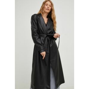 Kabát Answear Lab dámský, černá barva, přechodný