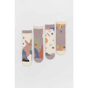 Ponožky Answear Lab (4-pak) dámské, bílá barva