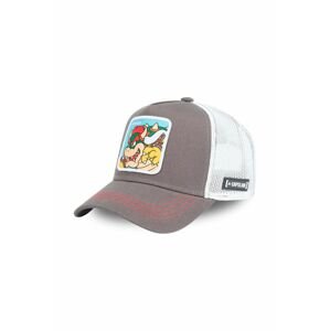 Čepice Capslab Super Mario béžová barva, s aplikací