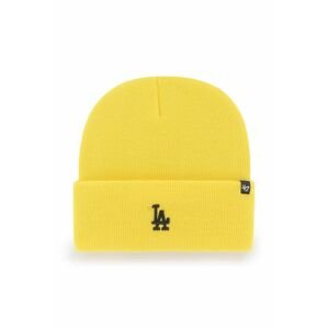 Čepice 47brand Mlb Los Angeles Dodgers žlutá barva,