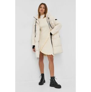 Péřová bunda Silvian Heach dámská, krémová barva, zimní, oversize