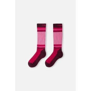 Dětské ponožky Reima Frotee červená barva