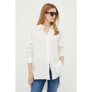 Košile Rich & Royal dámská, bílá barva, relaxed, s klasickým límcem