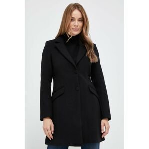 Kabát Silvian Heach dámský, černá barva, přechodný