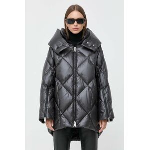 Péřová bunda Liviana Conti dámská, černá barva, zimní, oversize