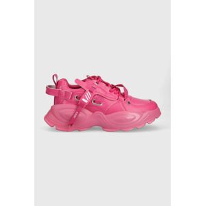 Kožené sneakers boty GOE růžová barva, MM2N4013.FUCHSIA