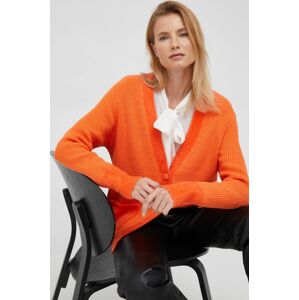 Kardigan XT Studio dámský, oranžová barva, lehký