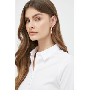 Košile Mos Mosh bílá barva, regular, s klasickým límcem