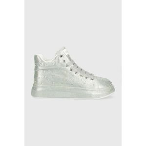 Sneakers boty GOE stříbrná barva, LL2N4015