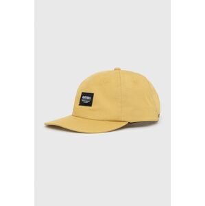 Čepice Etnies žlutá barva, s aplikací