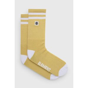Ponožky Element pánské, žlutá barva